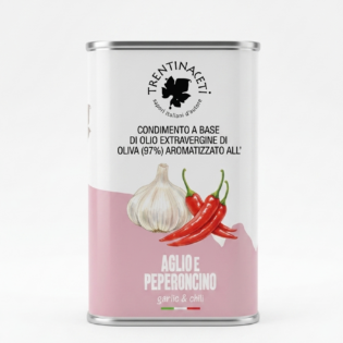 Condimento Aromatizzato Aglio Peperoncino Latta